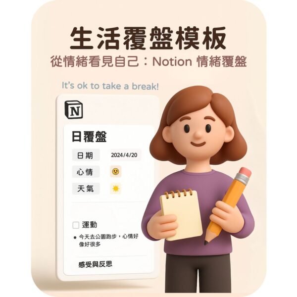 生活覆盤   Notion模板